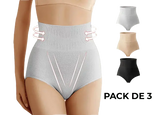 Pack de 3 Bragas Faja moldeadora push up + caja