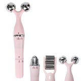 Rodillo Masajeador Facial 3 en 1